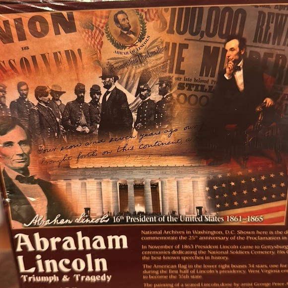 Abraham Lincoln Puzzle - Picture 2 of 2
